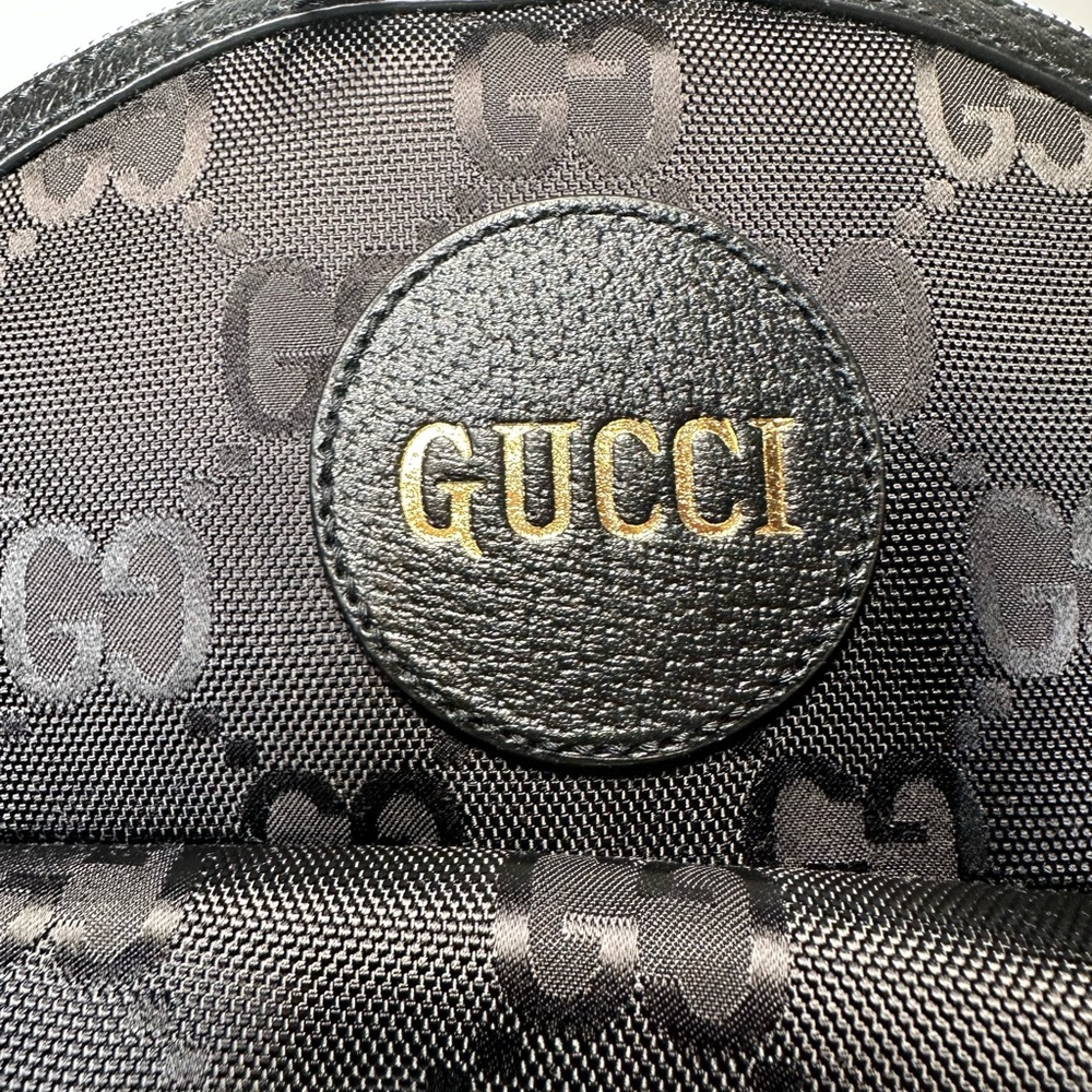 GUCCI GG Off The Grid Black Backpack with Monogram Pattern - Picture 4 of 11